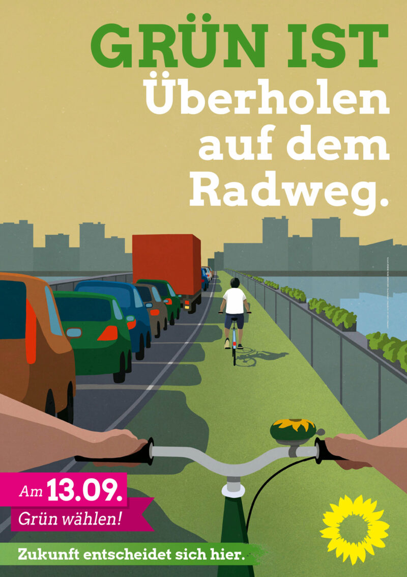 Plakat Kommunalwahlkampf