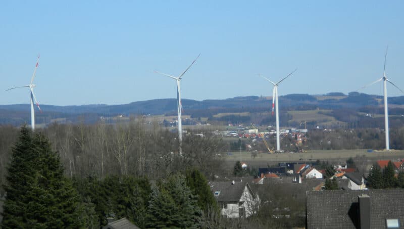 Windräder in Lage-Hagen