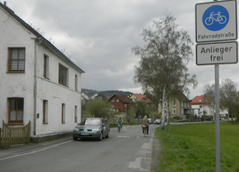 Fahrradstrasse-in-Detmold