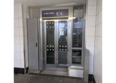 Fahrstuhl Bahnhof Lage