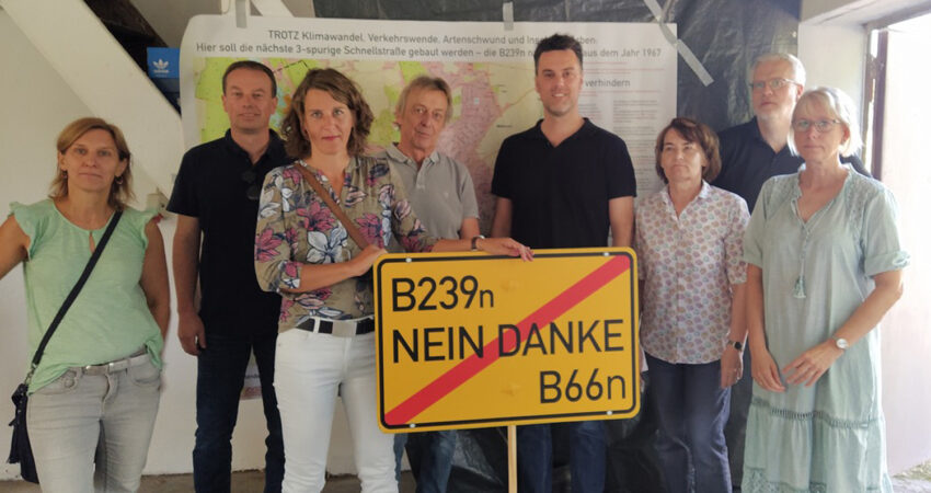 Vorstand der BI B239n-Nein danke mit Robin Wagener, MDB und Inga Kretschmar, Sprecherin der Grünen Lippe